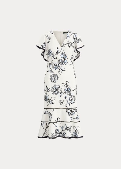 Women's Ralph Lauren Floral Jacquard Dresses | 019523JQD